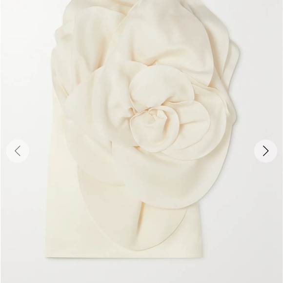 ISO this Magda Butrym appliquéd silk-organza and satin mini dress - Picture 3 of 4